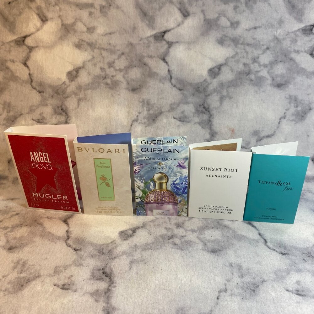 Lot of 5 Mugler,Bvlgari,Guerlain,AllSaints,Tiffany,Nova,Vert,Salvaggia-5pc-NEW - Picture 2 of 10